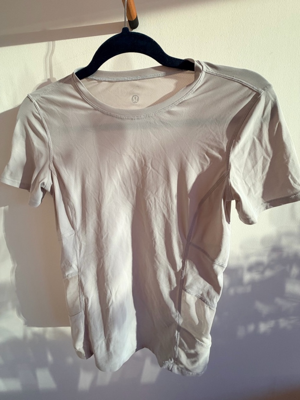 Lululemon Cross Court Play Short Sleeve Grey T-shirt S/M